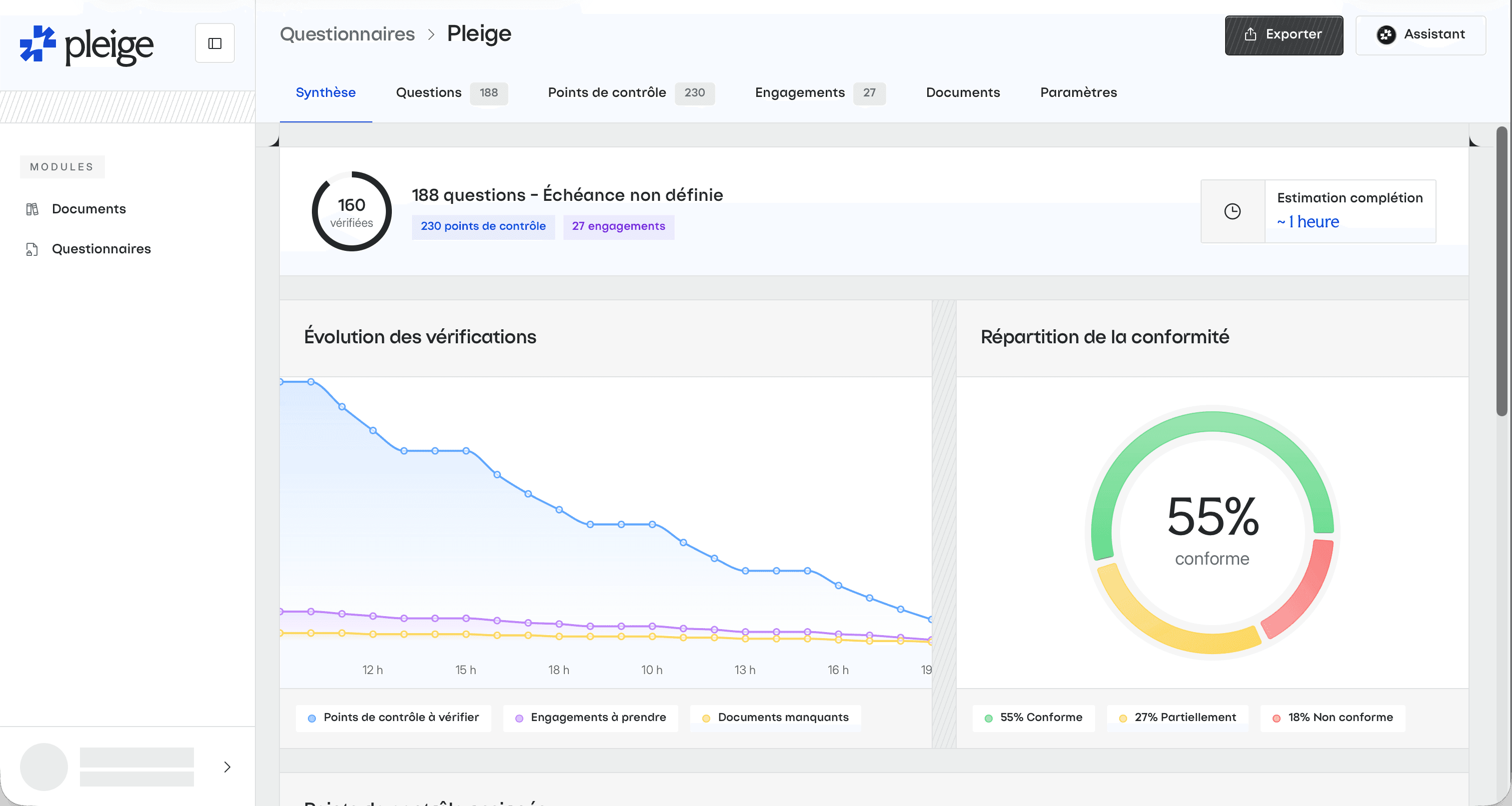 Questionnaires automatisés